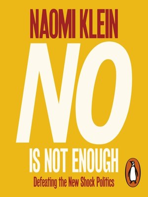 cover image of No Is Not Enough